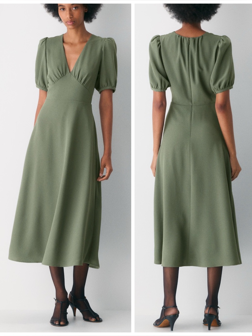 NWT Aritzia Calliope Dress in Sage Green
